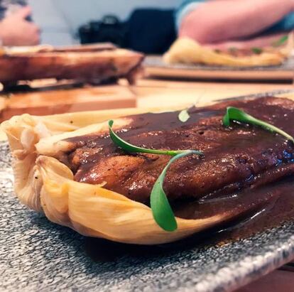 Tamales con rabo de toro, invento del siglo