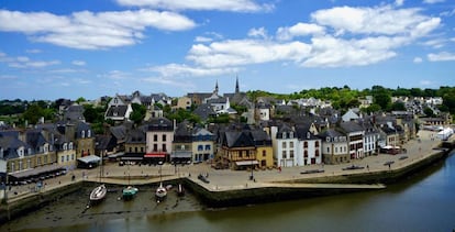 El puerto de Saint-Goustan, en Auray, de origen medieval.