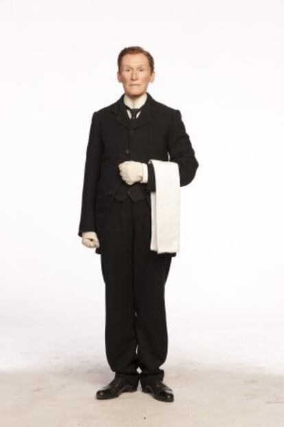 Glenn Close interpretada en el papel de Albert Nobbs.