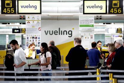 Mostradores de facturación de Vueling