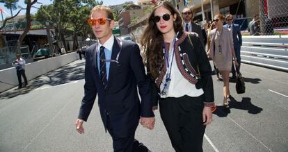 Andrea Casiraghi y su esposa Tatiana Santo Domingo.