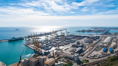 La Unión Europea es el mercado natural para las pequeñas y medianas empresas (pymes) españolas, especialmente Francia, Portugal, Alemania e Italia. En la foto: puerto de Barcelona.