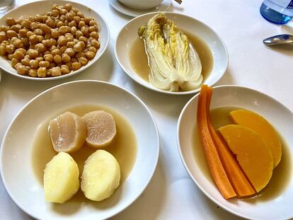 Verduras, legumbres y tubérculos del cocido. J. C. CAPEL