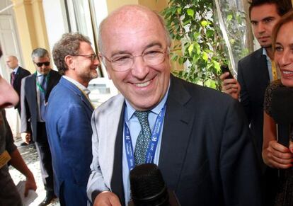 El vicepresidente de la CE y responsable de Competencia, Joaquín Almunia.