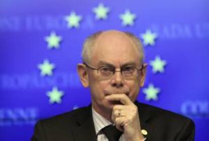 El presidente del Consejo Europeo, Herman Van Rompuy. EFE/Archivo