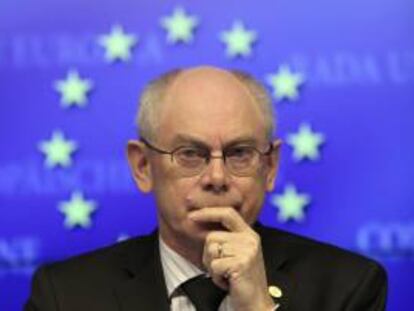 El presidente del Consejo Europeo, Herman Van Rompuy. EFE/Archivo