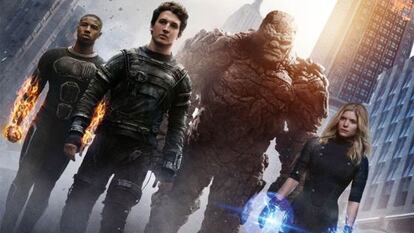 Los 'Cuatro Fantásticos', en una imagen promocional de la película.