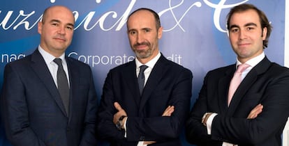 Integrantes del equipo de Private Debt de Muzinich.