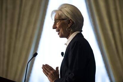 La directora gerente del Fondo Monetario Internacional, Christine Lagarde.