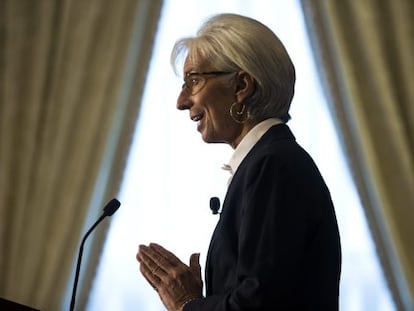 La directora gerente del Fondo Monetario Internacional, Christine Lagarde.