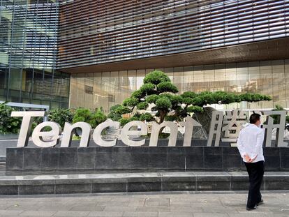 Sede de Tencent en Shenzhen, provincia de Guangdong, en septiembre del 2022.