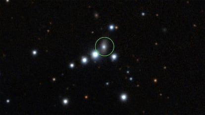 Imagen de una Galaxia Activa con un agujero negro