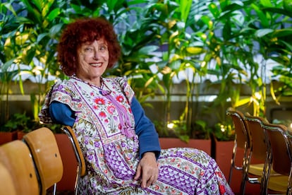 La poeta y escritora Roseana Murray, el pasado 15 de agosto en una librería de São Paulo.