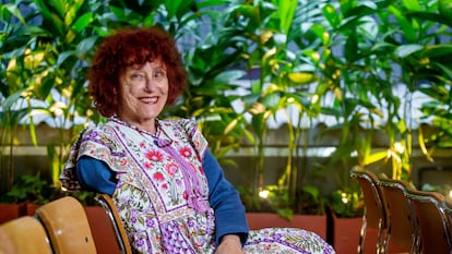 La poeta y escritora Roseana Murray, el pasado 15 de agosto en una librería de São Paulo.