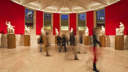 Vista de la sala de las Musas del Museo Nacional del Prado en Madrid.