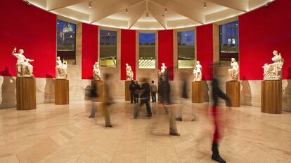 Vista de la sala de las Musas del Museo Nacional del Prado en Madrid.