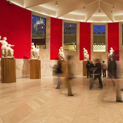 Vista de la sala de las Musas del Museo Nacional del Prado en Madrid.