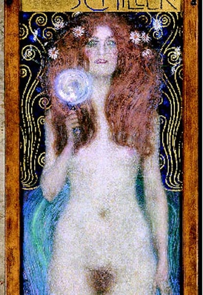 <i>La verdad desnuda,<i> de Gustav Klimt.