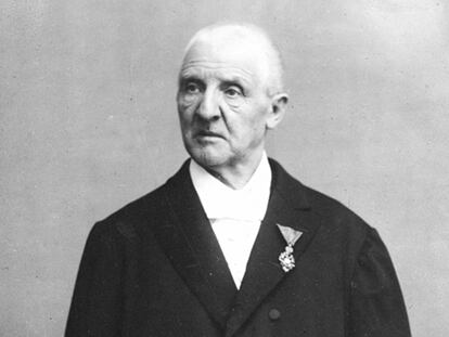 Composer Anton Bruckner in an image from 1886.