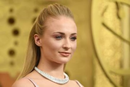 Sophie Turner en los Emmy del pasado domingo.