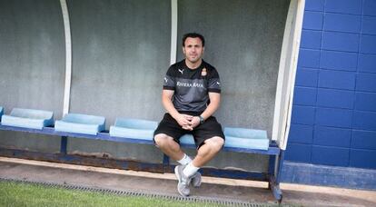 Sergio González, en la ciudad deportiva Dani Jarque. 