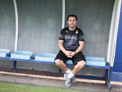 Sergio González, en la ciudad deportiva Dani Jarque. 