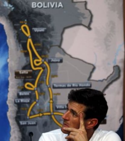 Marc Coma, durante una rueda de prensa.