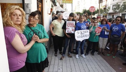 La PAH consiguió en julio de 2013 aplazar un desahucio en Castellón.