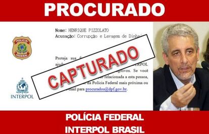 Pol&iacute;cia Federal registra pris&atilde;o do condenado pelo mensal&atilde;o.