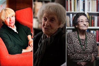 Tres poetas laureadas: Antònia Vicens (Premio Nacional de Literatura/Modalidad Poesía), Ida Vitale (Premio Cervantes) y Francisca Aguirre (Premio Nacional de las Letras Españolas).