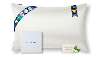 funda de almohada de seda orgánica