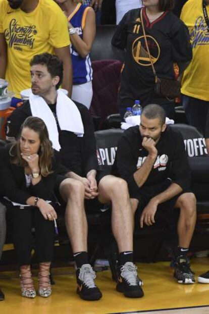 Becky Hammon, Pau Gasol y Parker.