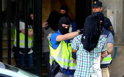 Operaci&oacute;n policial contra el yihadismo en Madrid el 21 de junio. 