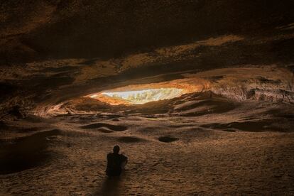 Cueva del Milodón, cerca de Puerto Natales, en la Patagonia chilena. 