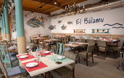 Restaurante El Bálamu, en Llanes (Asturias).