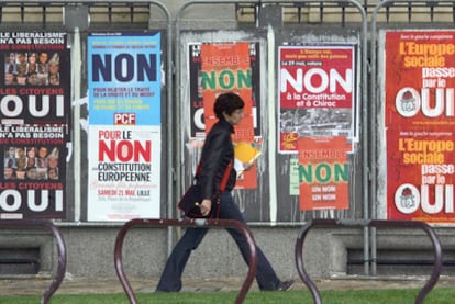 Los ciudadanos franceses rechazaron la Constitución Europea en 2005.