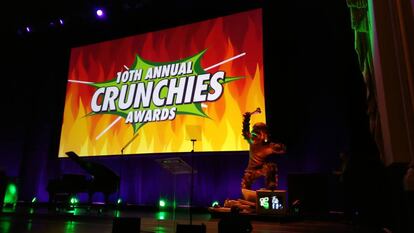 Escenario de los Crunchies.