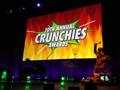 Escenario de los Crunchies.