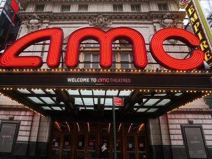 Cine de la cadena estadounidense AMC en Manhattan, el pasado 27 de enero.