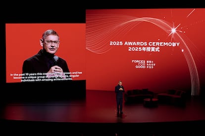 Cyrille Vigeron, el que ha sido CEO de Cartier durante 10 años y hasta el pasado otoño, en la ceremonia de entrega de premios Cartier Women’s Initiative Awards.