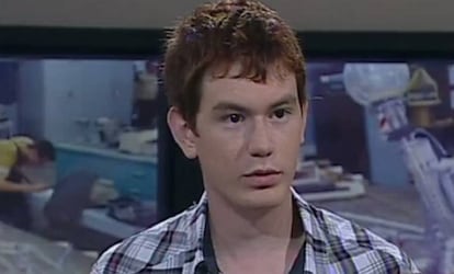 David Varlotta durate una entrevista con la TV Pública.
