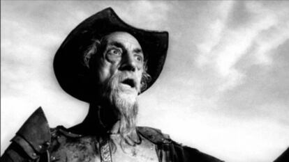 Francisco Reiguera, en un fotograma del 'Quijote' de Orson Welles.