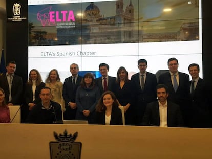 Algunos de los miembros de la Asociación Europea de Legal Tech (ELTA) en España. 