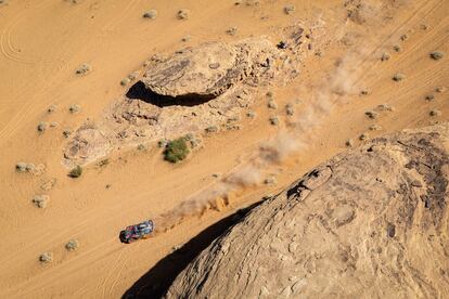 Carlos Sainz durante la décima etapa del Rally Dakar 2024 of the Dakar Rally 2024.