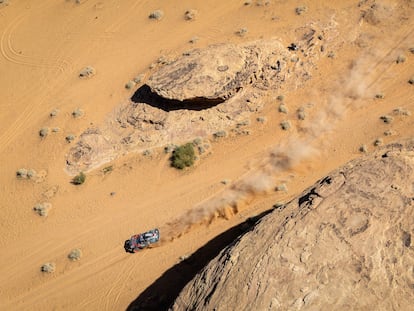 Carlos Sainz durante la décima etapa del Rally Dakar 2024 of the Dakar Rally 2024.