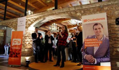 Carolina Punset, durante el acto de presentaci&oacute;n de candidatos en B&eacute;tera.