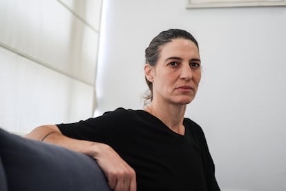 Yuli Novak, en la sede de la ONG B'Tselem, en Jerusalén, el lunes.