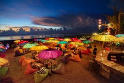 Playa de Seminyak, en la isla de Bali (Indonesia).