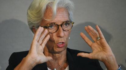 La directora gerente del Fondo Monetario Internacional (FMI), Christine Lagarde.