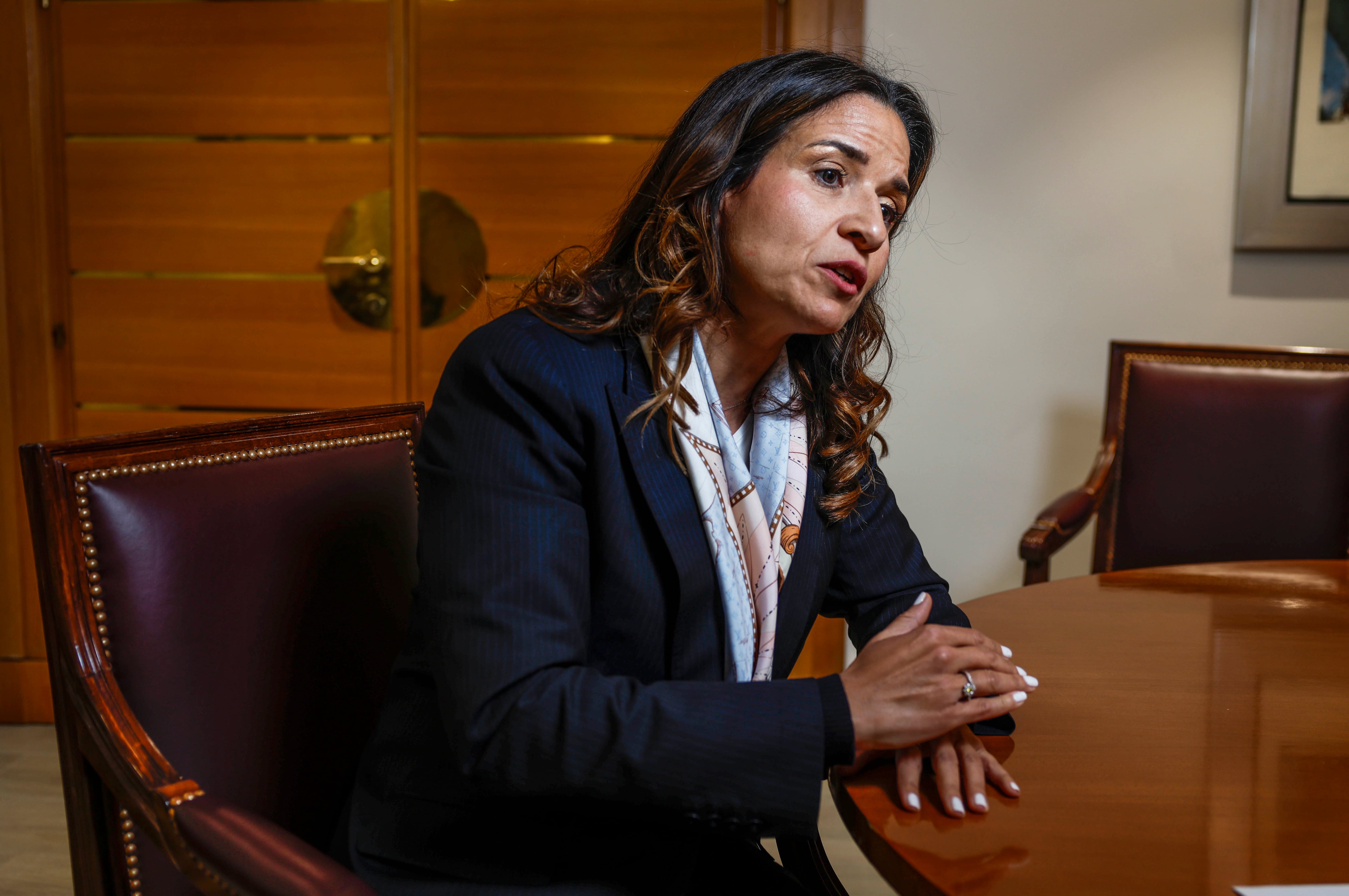 Leila Benali, ministra de Energía de Marruecos en la CEOE.